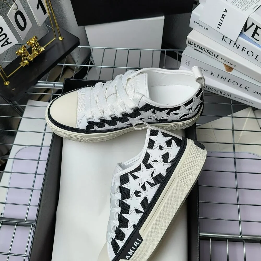 AMIRI New men lace-up versatile canvas shoes - Picture 3 of 6
